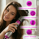 Фен щітка гребінець браш з обертанням 2в1 Professional Hot Air Styler 1000 Вт випрямляч для укладання волосся стайлер з функцією іонізації - изображение 3