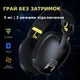 Ігрові бездротові навушники Onikuma B2I з мікрофоном, Bluetooth 5.3 + 2.4G + Type-C, звук 7.1, для ПК, PS4, PS5, телефону Black - зображення 2