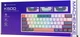 Klawiatura przewodowa Machenike K500-B61 Brown Switch White/Blue (6975971290320) - obraz 4