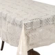 Клейонка ажурна на стіл Lace MA-5737 ПВХ рулон 1.37х20 м Бежевий - зображення 1