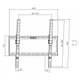 Кронштейн для ТВ AGN AGN75-440T с наклоном 32"-75" до 45 кг max VESA 400x400 Черный - изображение 5