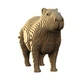 Картонный 3D пазл-конструктор "Cartonic 3D Puzzle CAPYBARA" Капибара - изображение 2