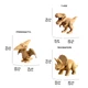 Картонний 3D пазл-конструктор "Cartonic 3D Puzzle DINOS TRIO" Динозаври 3в1 - зображення 3