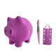 Картонный 3D пазл-конструктор "Cartonic 3D Puzzle PIGGY MONEY BANK" Копилка Свинка - изображение 5