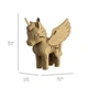 Картонний 3D пазл-конструктор "Cartonic 3D Puzzle PEGASUS" Единоріг Пегас - зображення 3