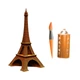 Картонный 3D пазл-конструктор "Cartonic 3D Puzzle EIFFEL TOWER" Эйфелева Башня - изображение 4