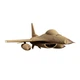 Картонний 3D пазл-конструктор "Cartonic 3D Puzzle F-16 FIGHTING FALCON" Винищувач F-16 «Бійський сокіл» - зображення 2