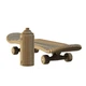 Картонний 3D пазл-конструктор "Cartonic 3D Puzzle Skateboard and spray can" Скейтборд та спрей 2в1 - зображення 2