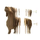 Картонний 3D пазл-конструктор "Cartonic 3D Puzzle DACHSHUND" Такса - зображення 3
