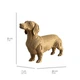 Картонний 3D пазл-конструктор "Cartonic 3D Puzzle DACHSHUND" Такса - зображення 4