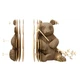 Картонний 3D пазл-конструктор "Cartonic 3D Puzzle PANDA FAMILY" Панда 2в1 - зображення 4