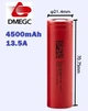 Високострумовий акумулятор Li-ion DMEGC INR21700-45E, 3.7 V 4500 mAh - зображення 5