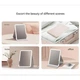 Зеркало для макияжа, косметическое зеркало с подсветкой DOCO Daylight Portable Flat Mirror Pro 11" розовое (FM008P) - изображение 9