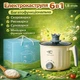 Электрокастрюля 6 в 1 с терморегулятором портативная скороварка с функцией чайника дорожная с терморегулятором рисоварка 1.8 л Fashion 108923 бежевый - изображение 1