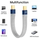 Кабель Type-c - Type-c Usb 4.0 Type-C Gen2 40Gbps 8K @ 60Hz 240W AV audio video 13см SmartG Дата кабель Білий - зображення 2