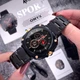 Наручний розумний годинник Modfit Onyx Black-Gold Steel + ремінець в подарунок стильний - зображення 2