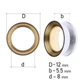 Ролик лесоукладывателя Kalipso 8*12*5.5mm - изображение 4