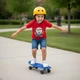 Скейт пенни борд Best Board 55 см со светящимися PU колесами 6 см, ABEC-7, до 70 кг Синий - изображение 2