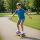 Скейт пенні борд Best Board 55 см зі світними PU колесами 6 см, ABEC-7, до 70 кг Фіолетовий - зображення 2