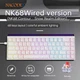 Механічна клавіатура з HOT-SWAP AJAZZ NK68 68Key, УКР/АНГЛ, NKRO, Contorus White/Біла (NK68CW) - изображение 8