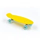 Скейт пенни борд Best Board 55 см со светящимися PU колесами 6 см, ABEC-7, до 70 кг Желтый - изображение 4