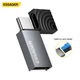 Кардрідер ESSAGER USB-C 2-in-1 TF/MicroSD Card Reader OTG Grey (EDKTF-QW0G-P) - зображення 2