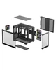 Корпус Deepcool CG330 3F чорний Без БЖ ITX/Micro-ATX/Micro-ATX(Rear connector),1+1x3.5",2+2х2.5" (CG330 3F) - зображення 5