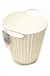 Кошик для паперів пластиковий Curver Knit 7 л (03678) Кремовий - зображення 2