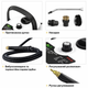 Пароочиститель портативный Steam Cleaner 2500 Вт, 3 бар, 1200 мл, парогенератор для дома, кухни, ванны - изображение 3