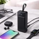 Повербанк 30000 mah потужний павербанк для роутера powerbank з ліхтариком і швидкою зарядкою 22.5w до вай фай роутеру умб для телефону смартфона - зображення 2