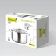 Кастрюля из нержавеющей стали с крышкой Maestro 16 см, 1.3 л (MR-3514-16) - изображение 4
