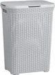Корзина для белья пластиковая Curver Natural Style 60 л (00707) Светло-серый - изображение 2