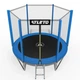 Батут детский Atleto 312 см с сеткой и лестницей синий (42400471) - изображение 2
