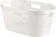 Корзина для белья пластиковая Curver Infinity 40 л (04755) Белый - изображение 1