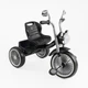Дитячий триколісний велосипед без ручки Best Trike BS "Чоппер" (Чорний) - зображення 1