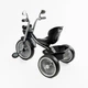 Дитячий триколісний велосипед без ручки Best Trike BS "Чоппер" (Чорний) - зображення 3