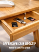 Бамбуковый столик для ноутбука LOW T26new складной, с регулировкой высоты и наклона - изображение 5