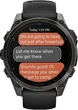 Смарт-годинник Garmin Fenix 8 43mm AMOLED Sapphire Carbon Gray DLC Tit. w. Black/Pebble Gray S. Band (010-02903-20/21/28) - изображение 4