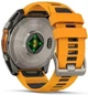 Спортивний годинник Garmin Fenix 8 51mm AMOLED Sapphire Titanium w. Spark Orange/Graphite Silicone Band (010-02905-10/11) - изображение 5