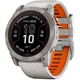 Смарт-годинник Garmin Fenix 7X Pro Sapphire Solar Titanium w. Fog Gray/Ember O. Band (010-02778-14/15/64) - изображение 1