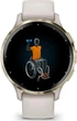 Смарт-годинник Garmin Venu 3S Soft Gold S. Steel Bezel with Ivory Case and S. Band (010-02785-04) - изображение 2