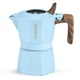Гейзерна кавоварка MHW-3BOMBER Doule Valve Moka Pot Блакитна 100 мл - зображення 1