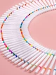 Двусторонние акриловые маркеры 120 цветов 60 штук в кейсе Brush B06 смываемые - изображение 12