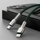 Кабель Baseus Metal Zink Alloy для быстрой зарядки iPhone 8 X 11 12 13 14 Plus Pro Max с разъемом Apple Lightning to Type-C (USB-C) зарядка для айфона 1M шнур для iPad Cable IOS - изображение 7