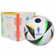 Футбольний м'яч Adidas Fussballliebe Euro 2024 League Box розмір 5, біло-чорний - изображение 4