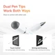 Стилус Baseus Wise Writing HN1 Universal Version Wired Charging 2-in-1 Stylus For HUAWEI/XIAOMI Moon White (With Type-C Cable*1 and Tip*1 and Palm Re (B0004F01) - изображение 6
