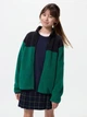 Дитяча флісова куртка UNIQLO 1159858179 (Зелений 11-12) на зріст 145-155 см - зображення 1