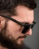 Чоловічі сонцезахисні окуляри Ray TR6857 UV400 у стилі Porsche Design полімерні чорні - зображення 5