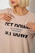 Футболка женская с принтом, цвет бежевый, XL-XXL, 244R3012-5 - изображение 5