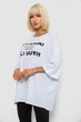 Футболка женская с принтом, цвет белый, XXXL, 244R3012-5 - изображение 3